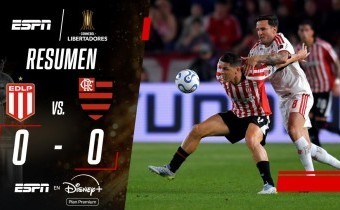 Estudiantes igualó sin goles ante Flamengo y definirá el pase a la final en el Maracaná